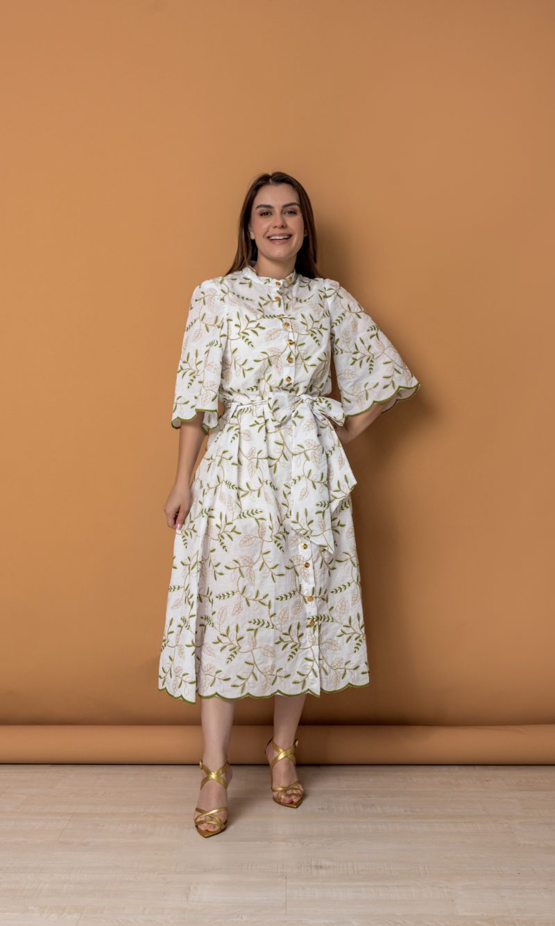 vestido vanina verde