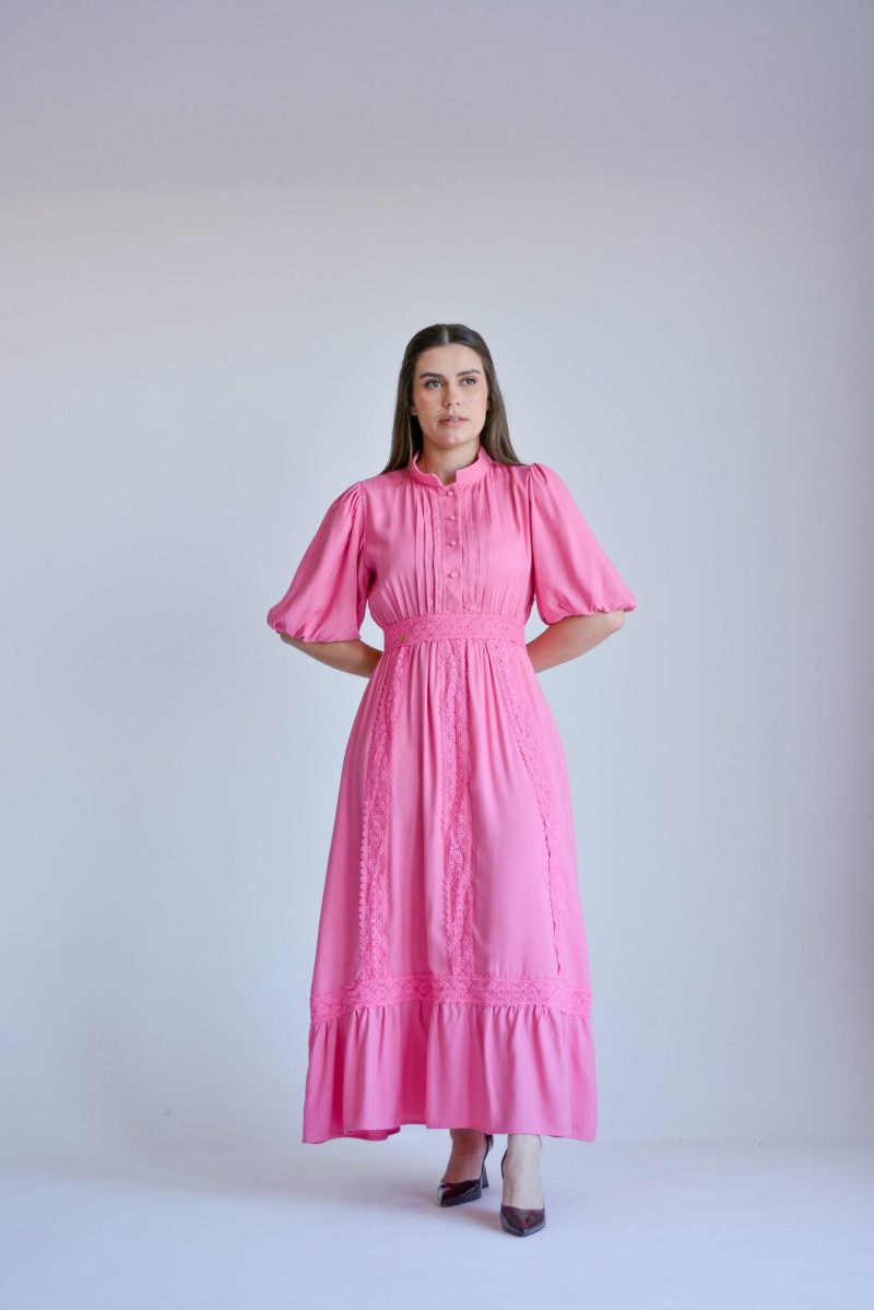 Vestido Luana Rosa - Jeni Magalhães
