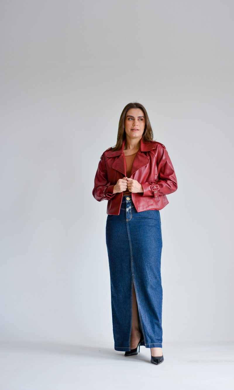 jaqueta vanessa vermelha