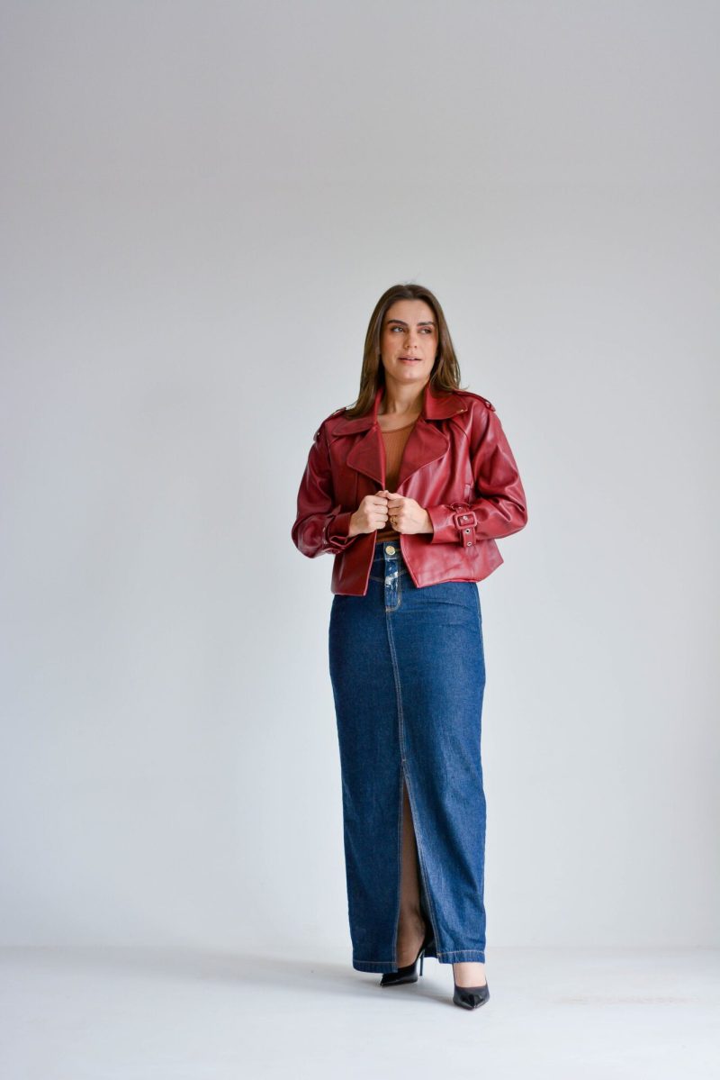 jaqueta vanessa vermelha