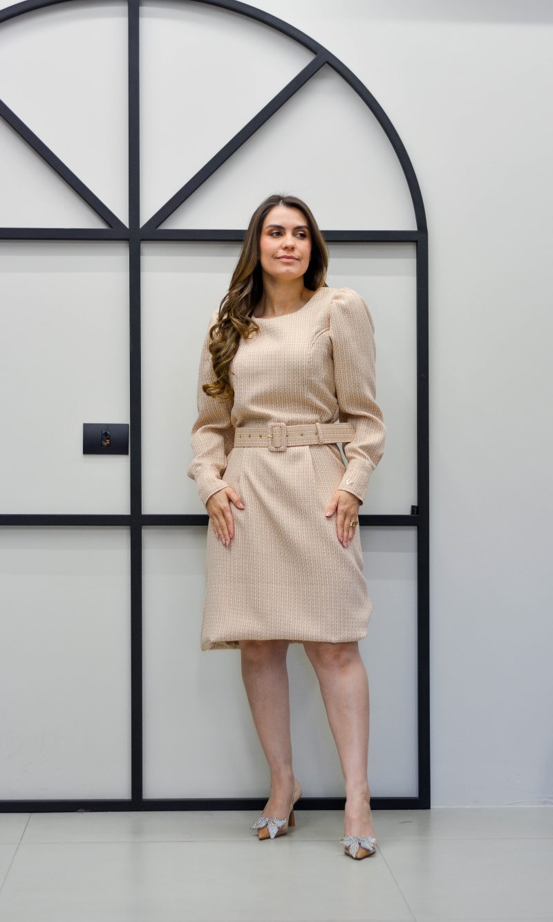 vestido antonella nude