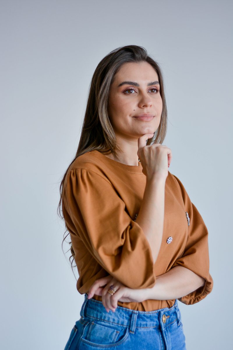 blusa cintia doce de leite