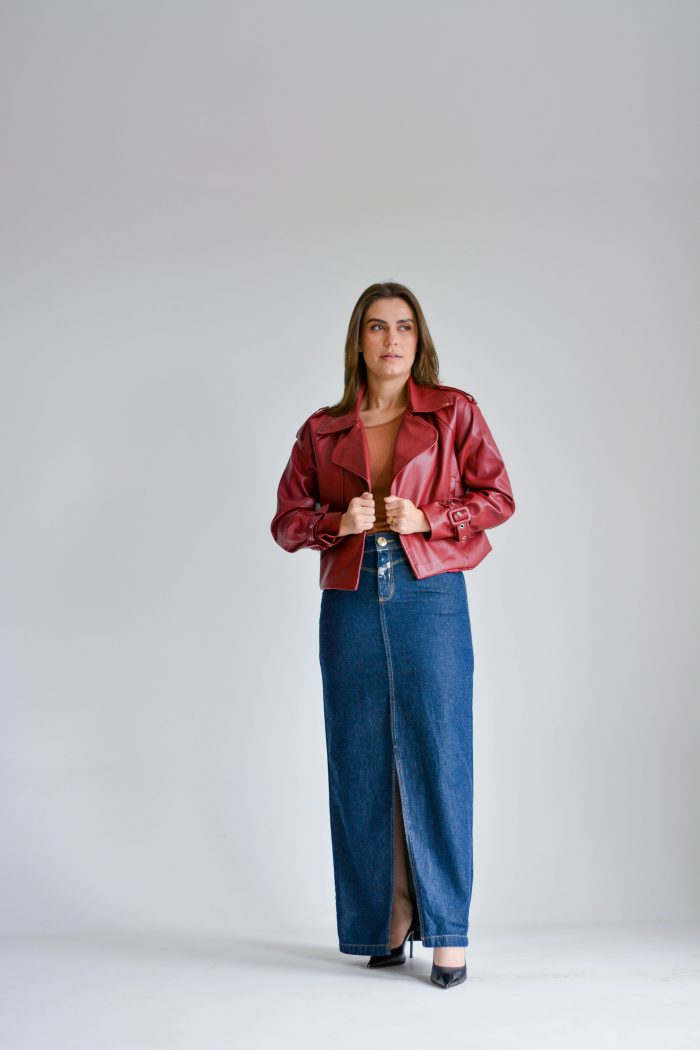 jaqueta vanessa vermelha