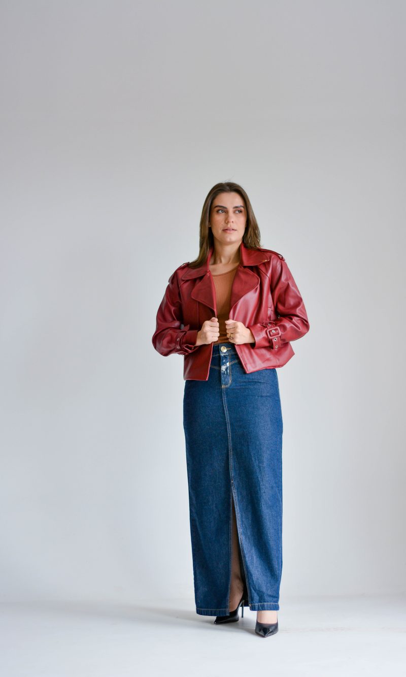 jaqueta vanessa vermelha