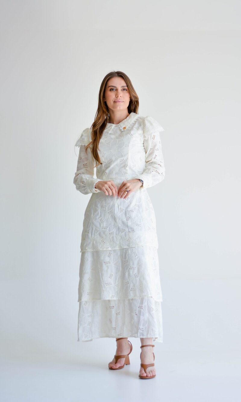 vestido isis off white