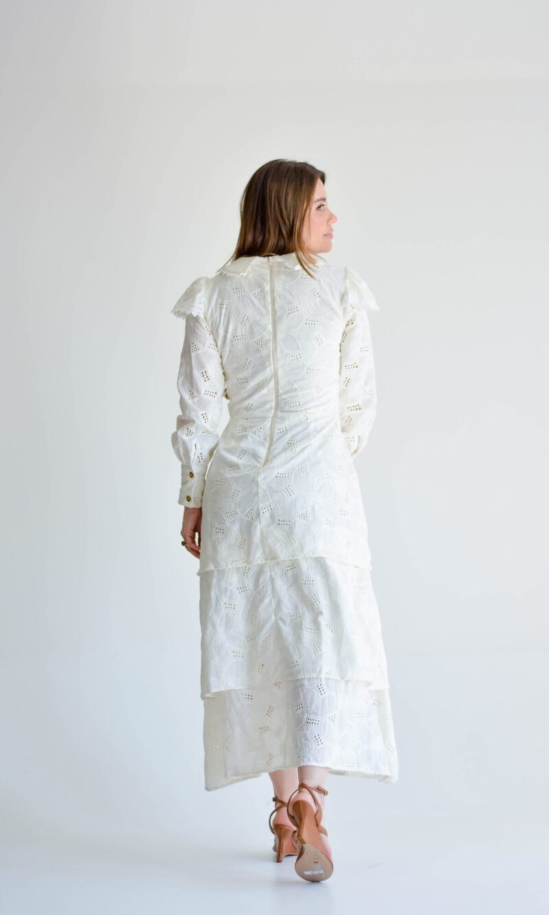 vestido isis off white vestido isis off white