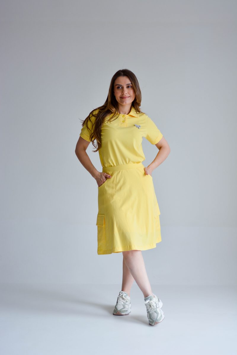 conjunto flávia amarelo