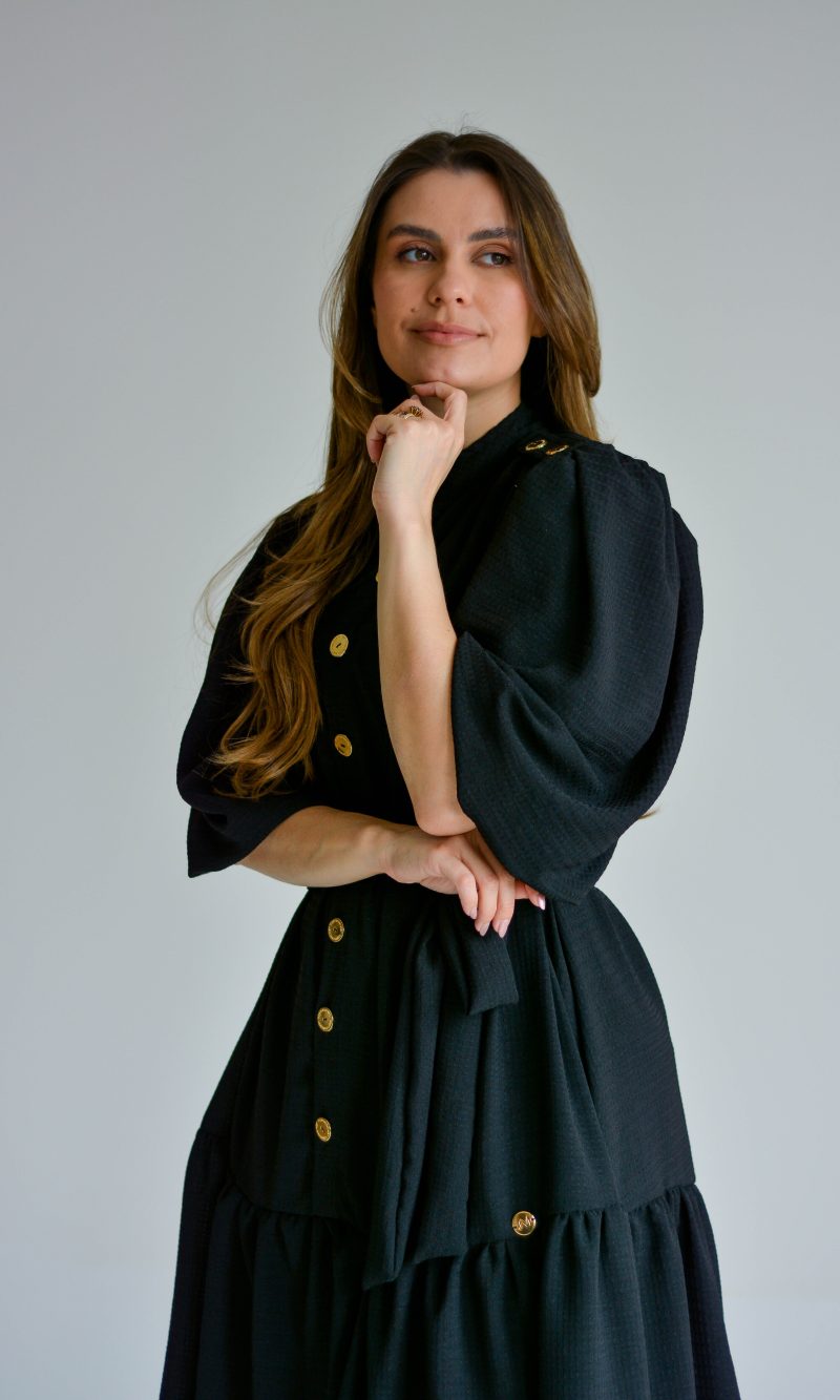 vestido fátima preto