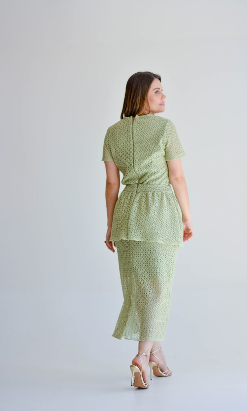 vestido lurdes verde