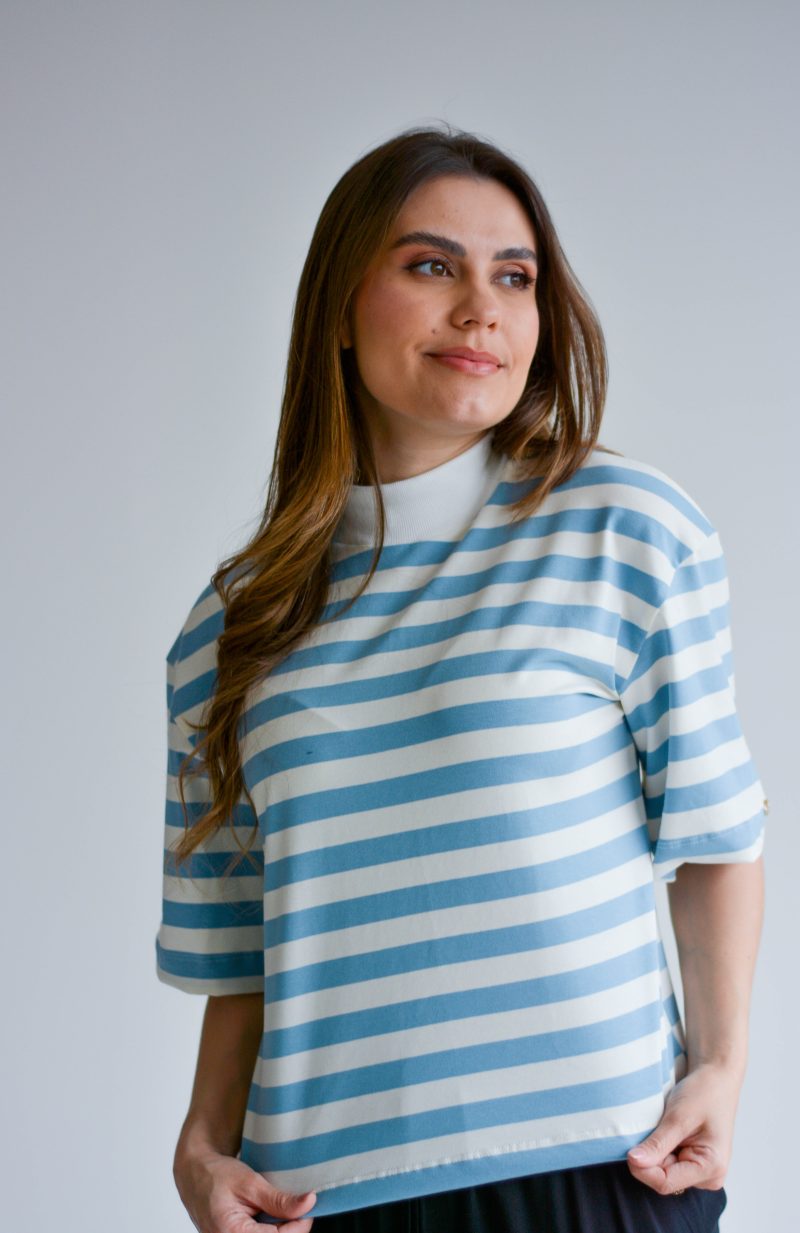 blusa solange azul