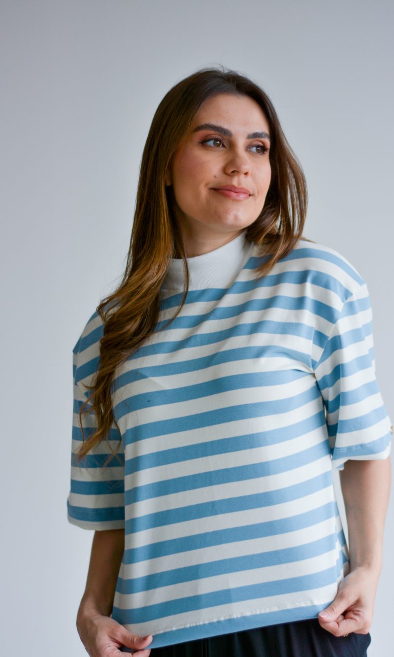 blusa solange azul