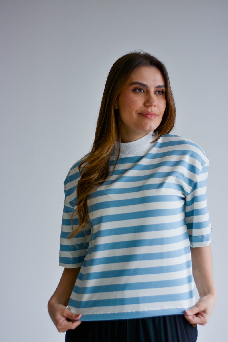 blusa solange azul