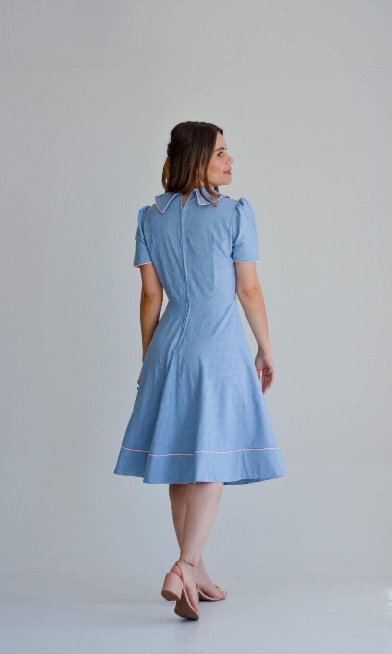 vestido ariane azul