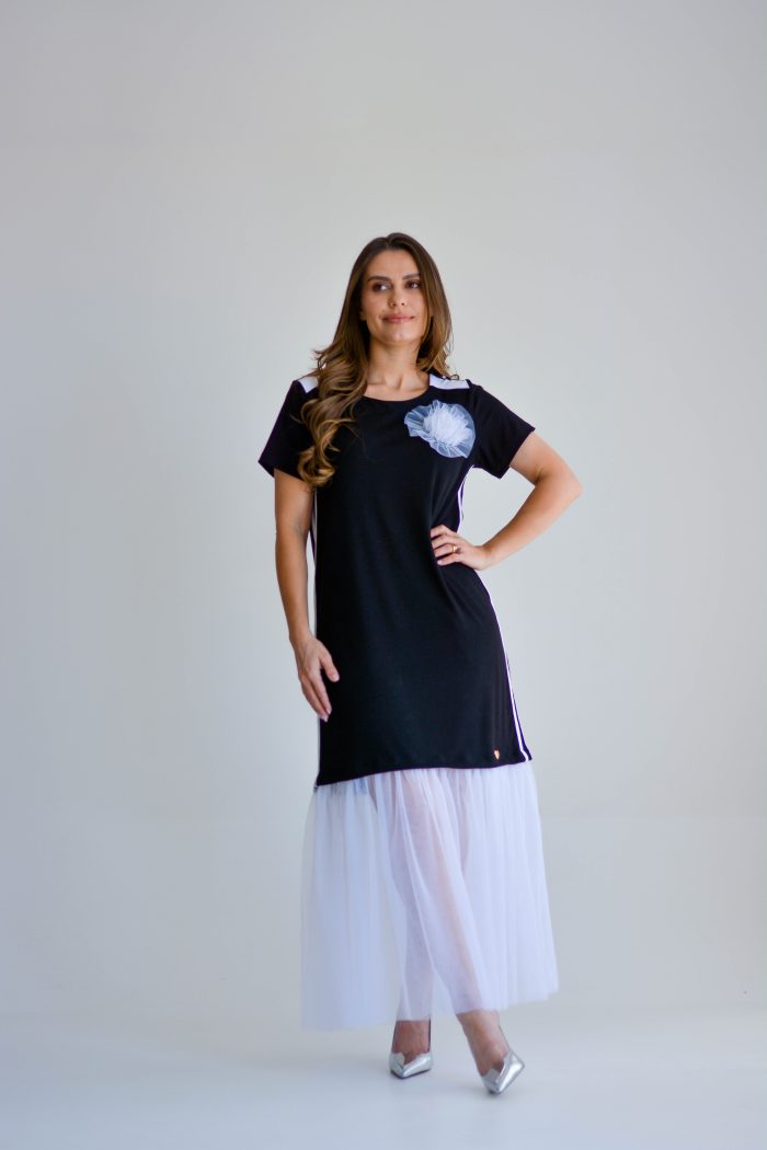vestido regina preto