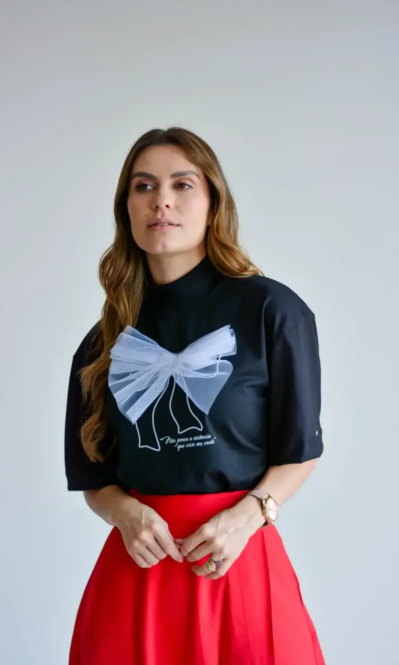 blusa evanilde preta