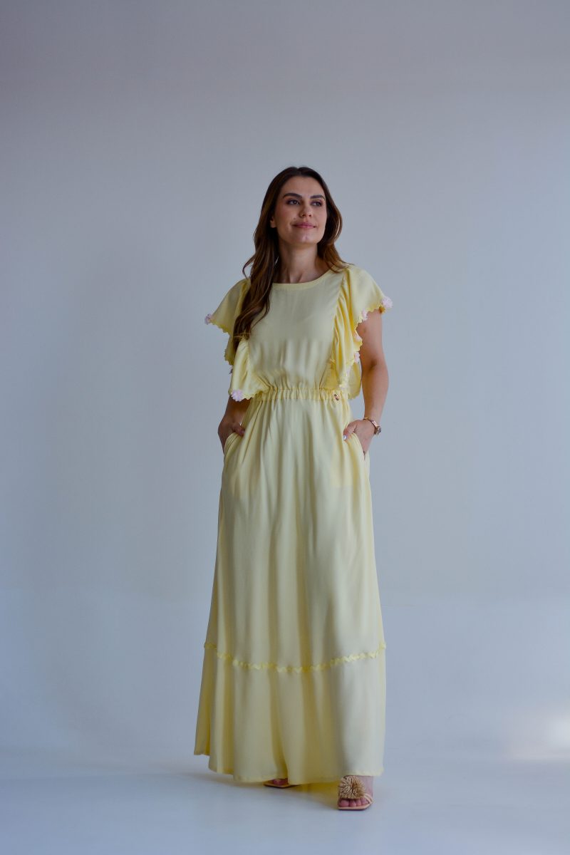 vestido helena amarelo