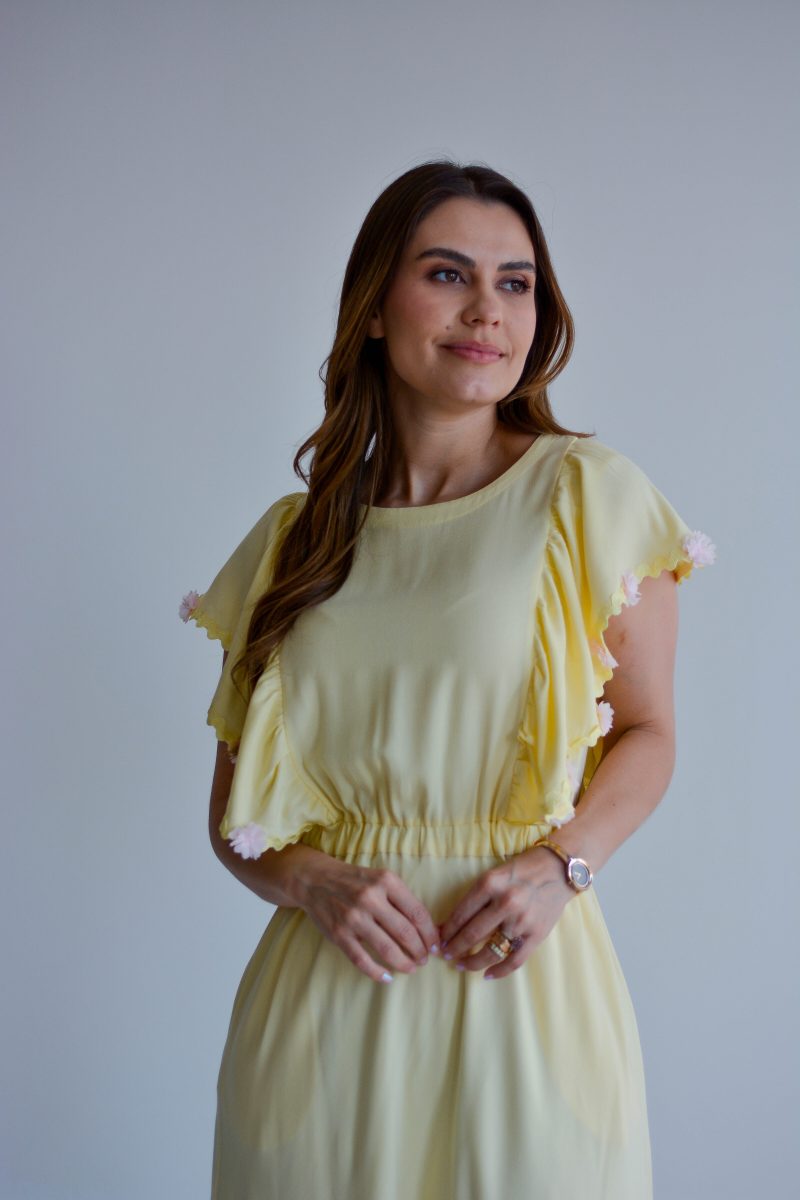 vestido helena amarelo