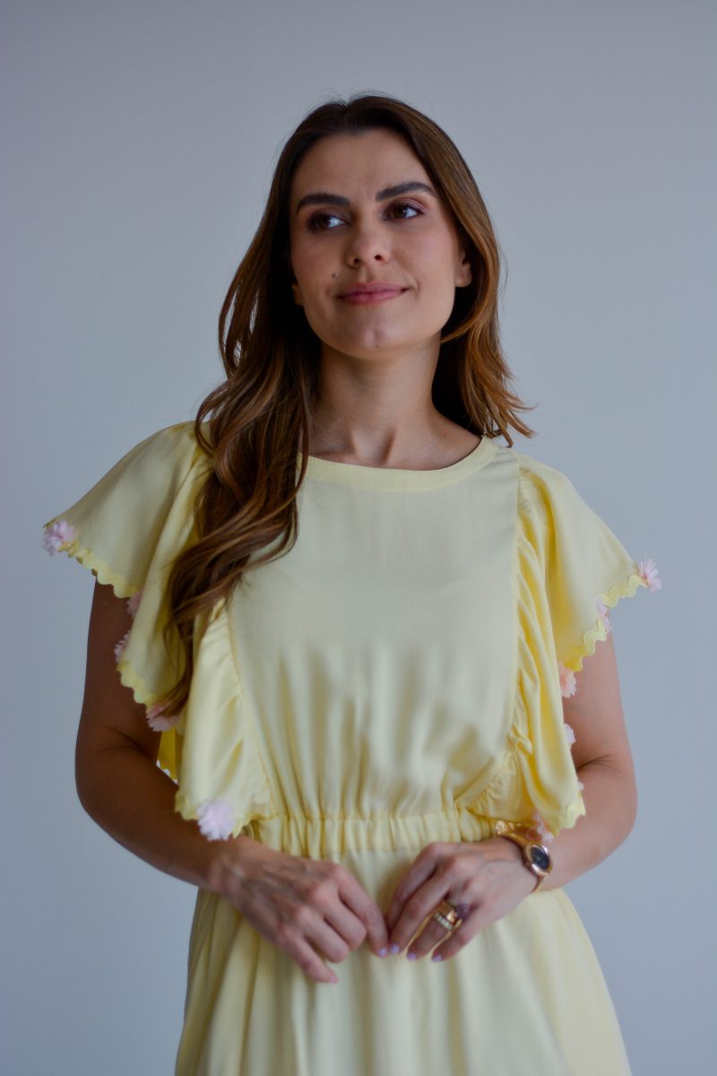 vestido helena amarelo