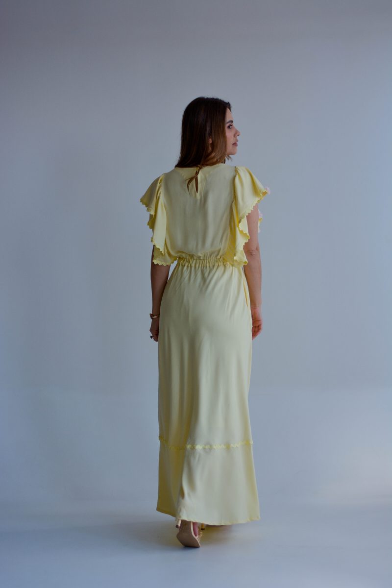 vestido helena amarelo