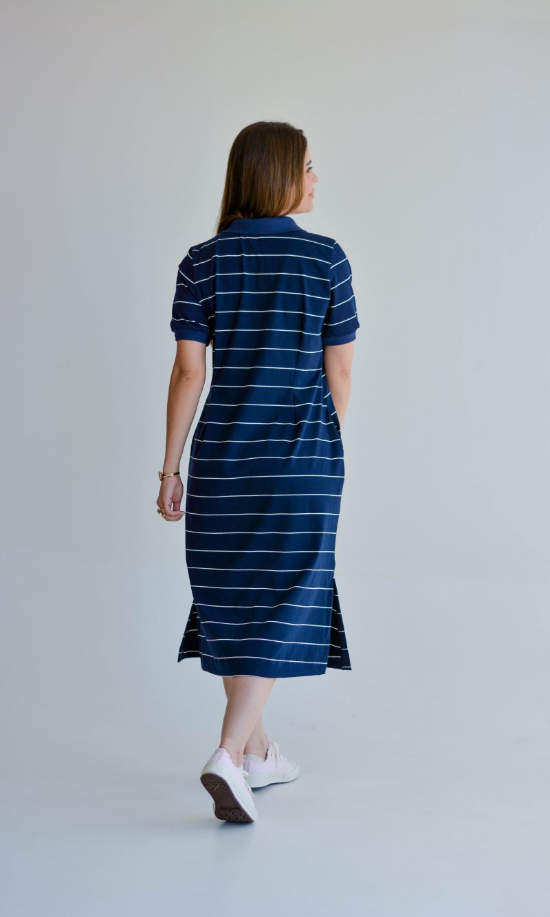 vestido kamile azul marinho