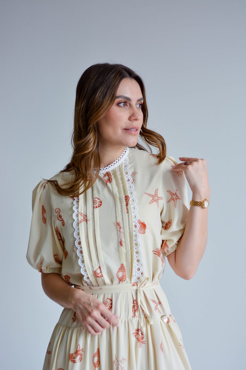 vestido lizamara nude