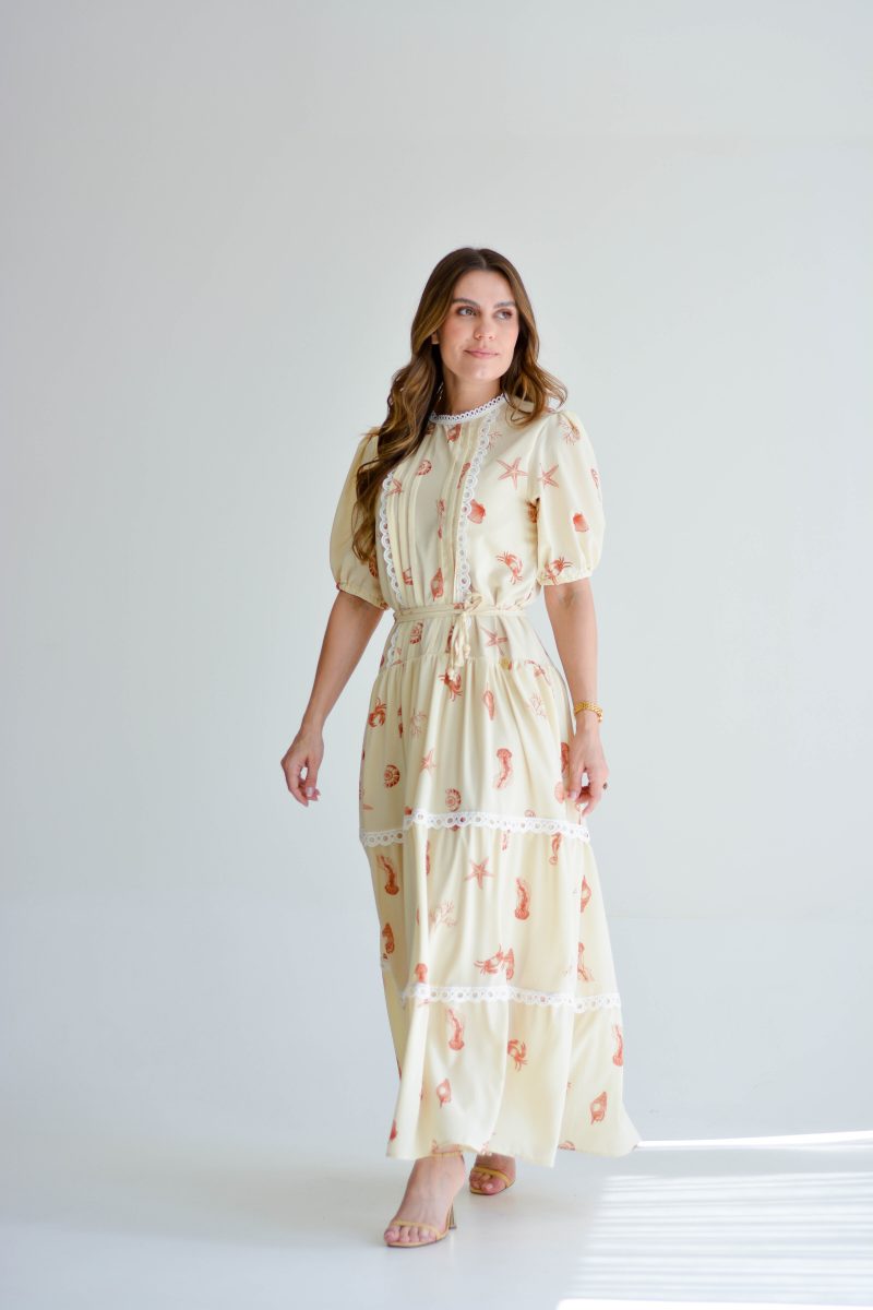 vestido lizamara nude