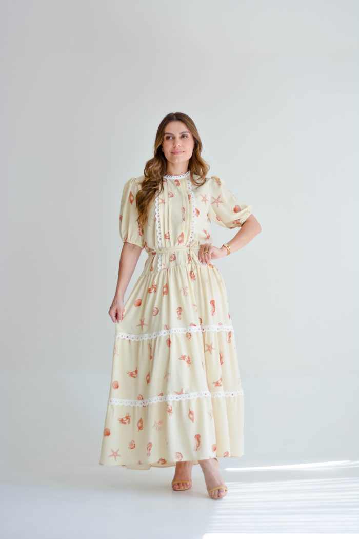 vestido lizamara nude