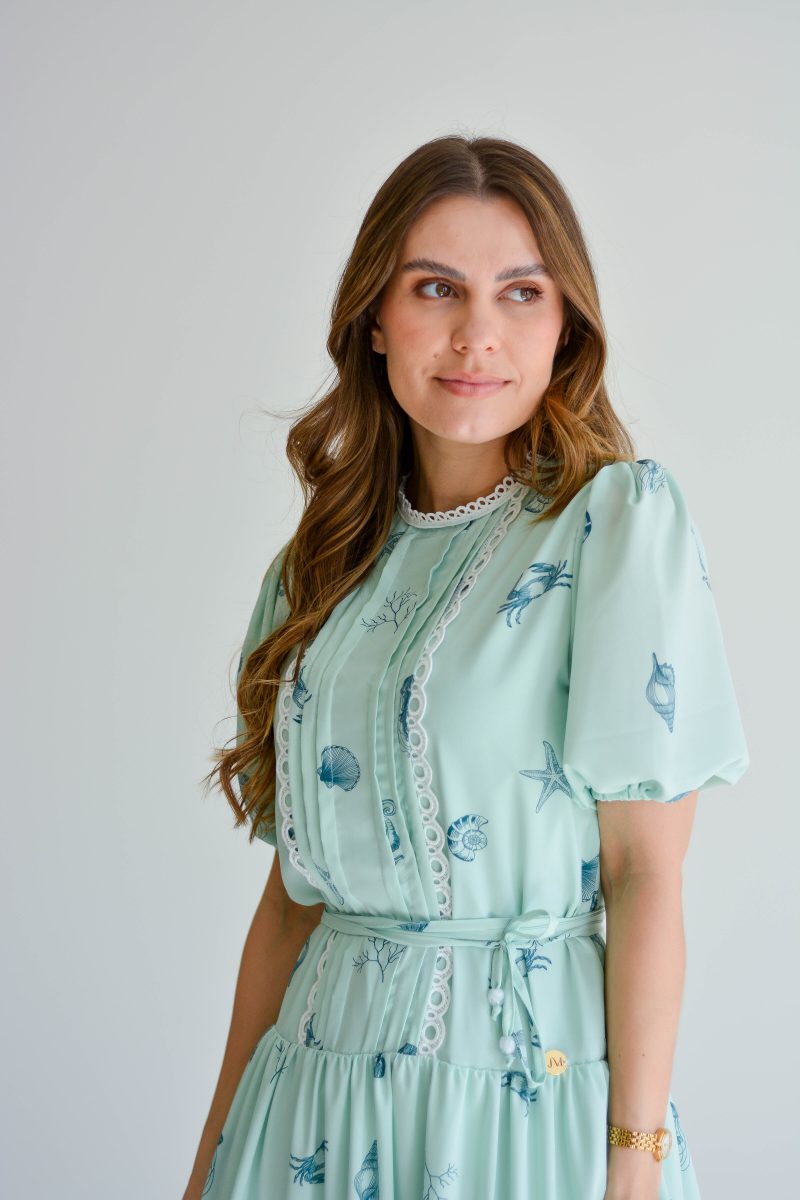 vestido lizamara verde