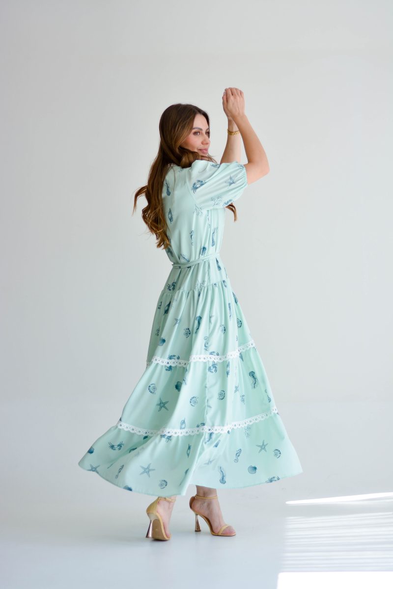 vestido lizamara verde