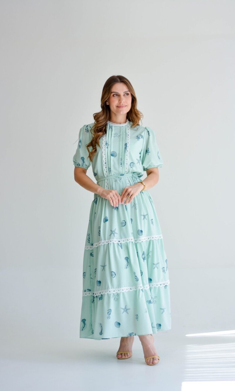 vestido lizamara verde