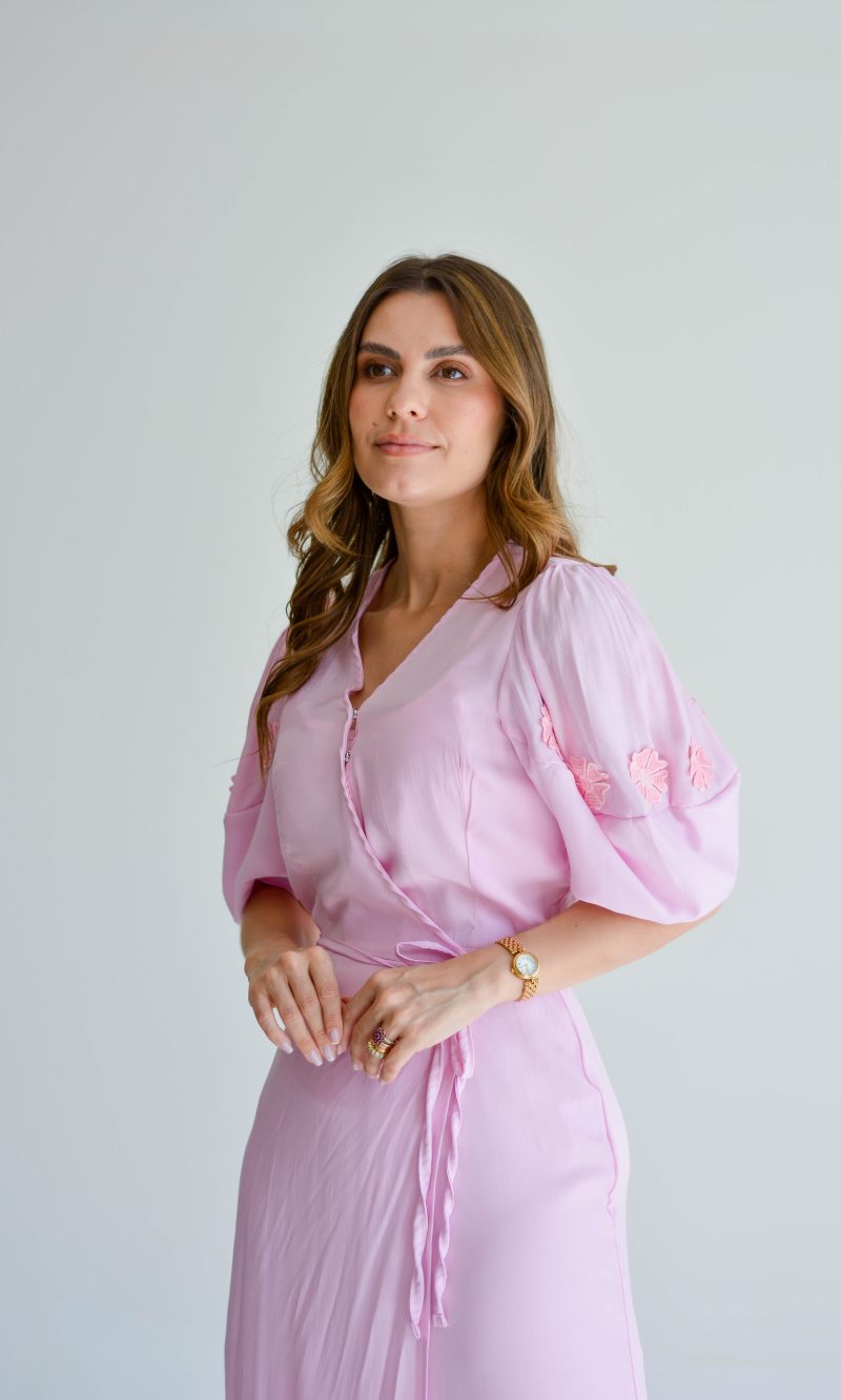 vestido sabrina rosa