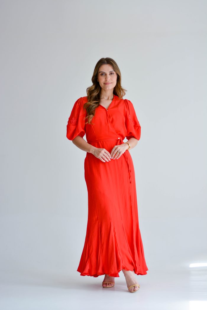 vestido sabrina vermelho