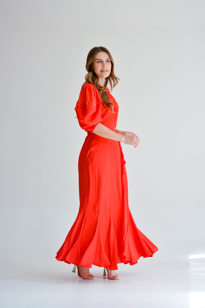 vestido sabrina vermelho