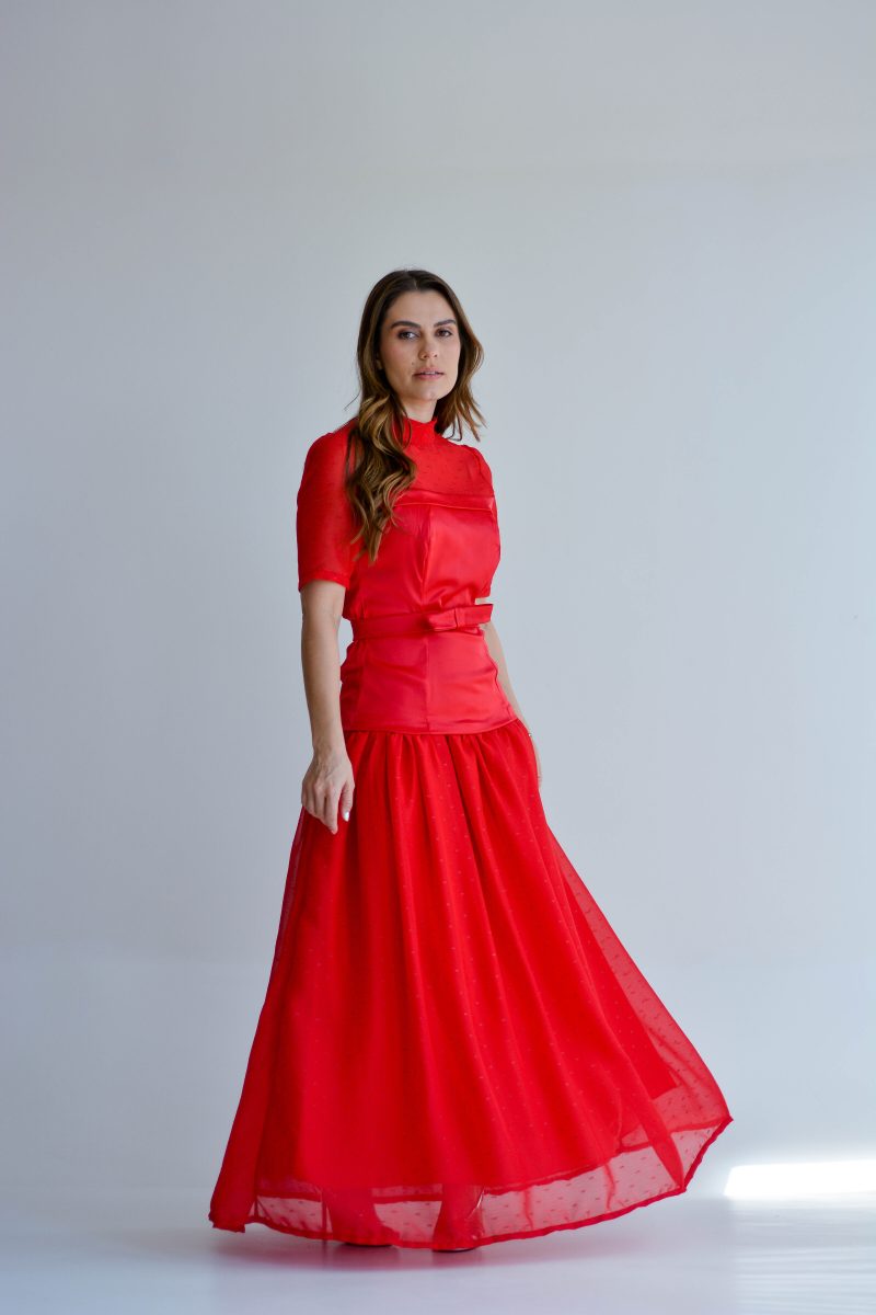 vestido valquiria vermelho