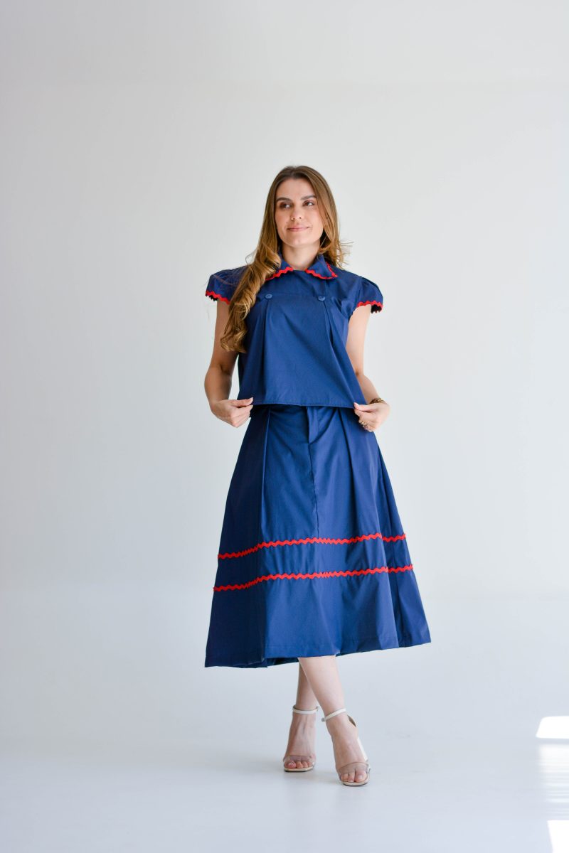 conjunto julia azul marinho