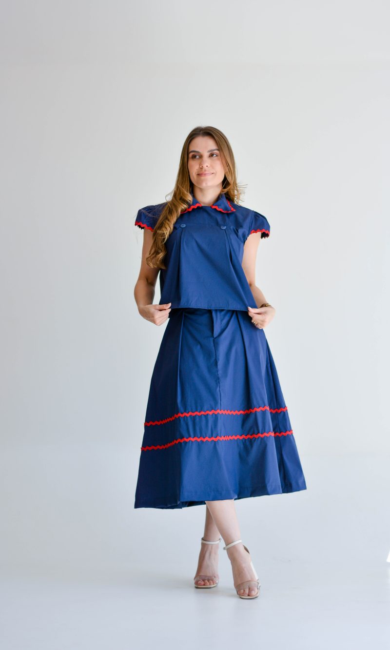 conjunto julia azul marinho