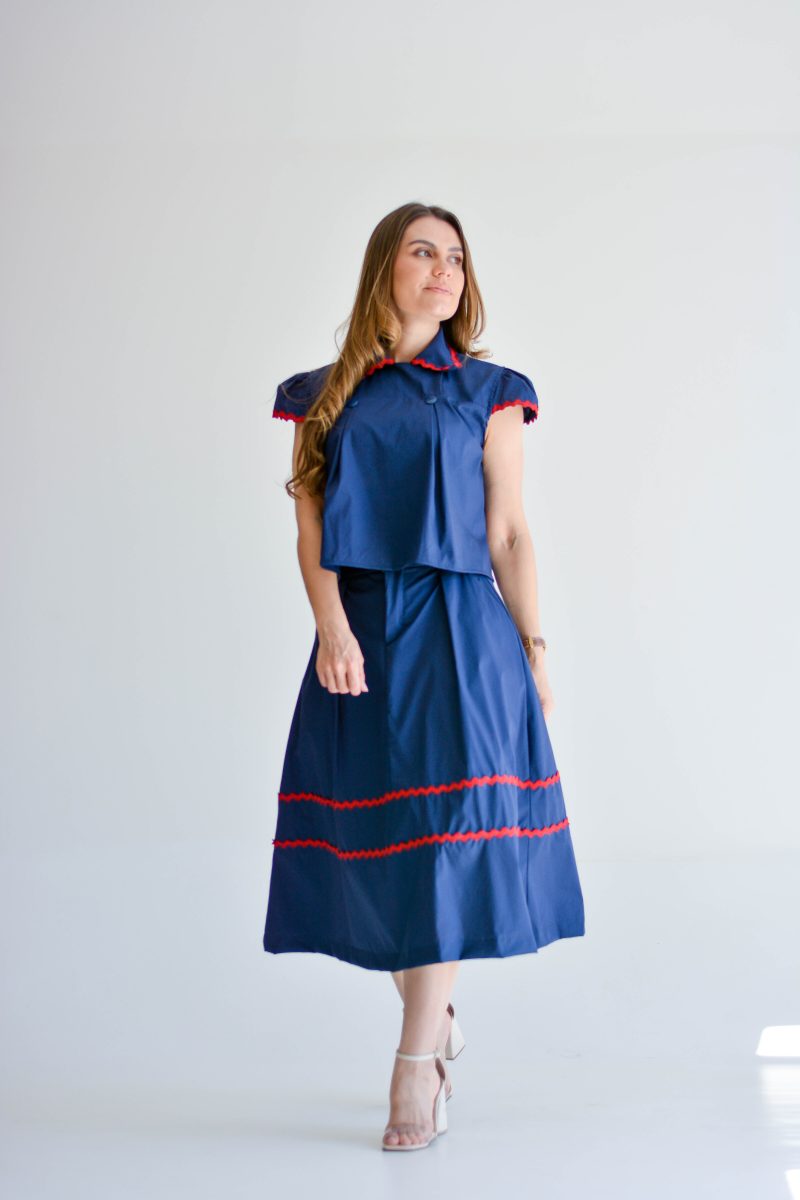 conjunto julia azul marinho