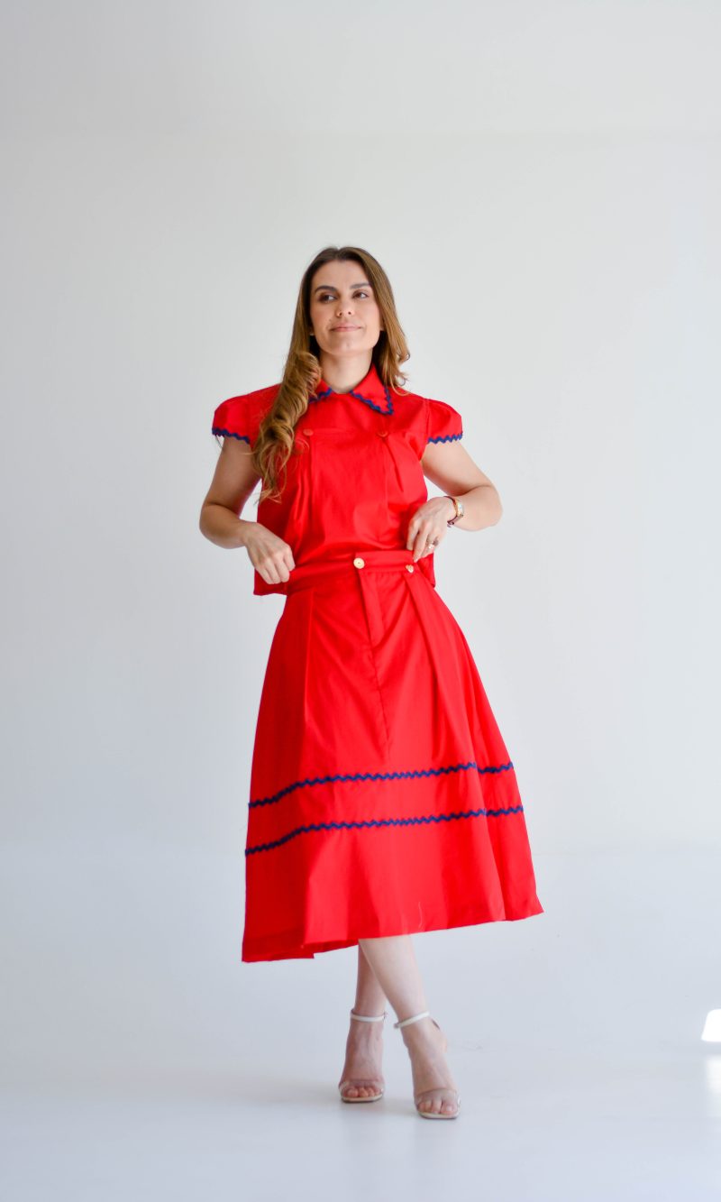 conjunto julia vermelho