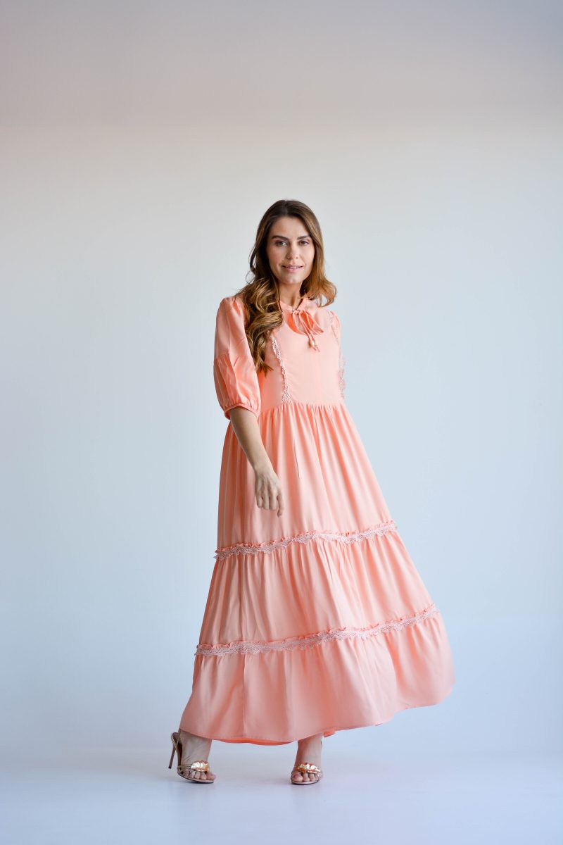 vestido ingrid laranja