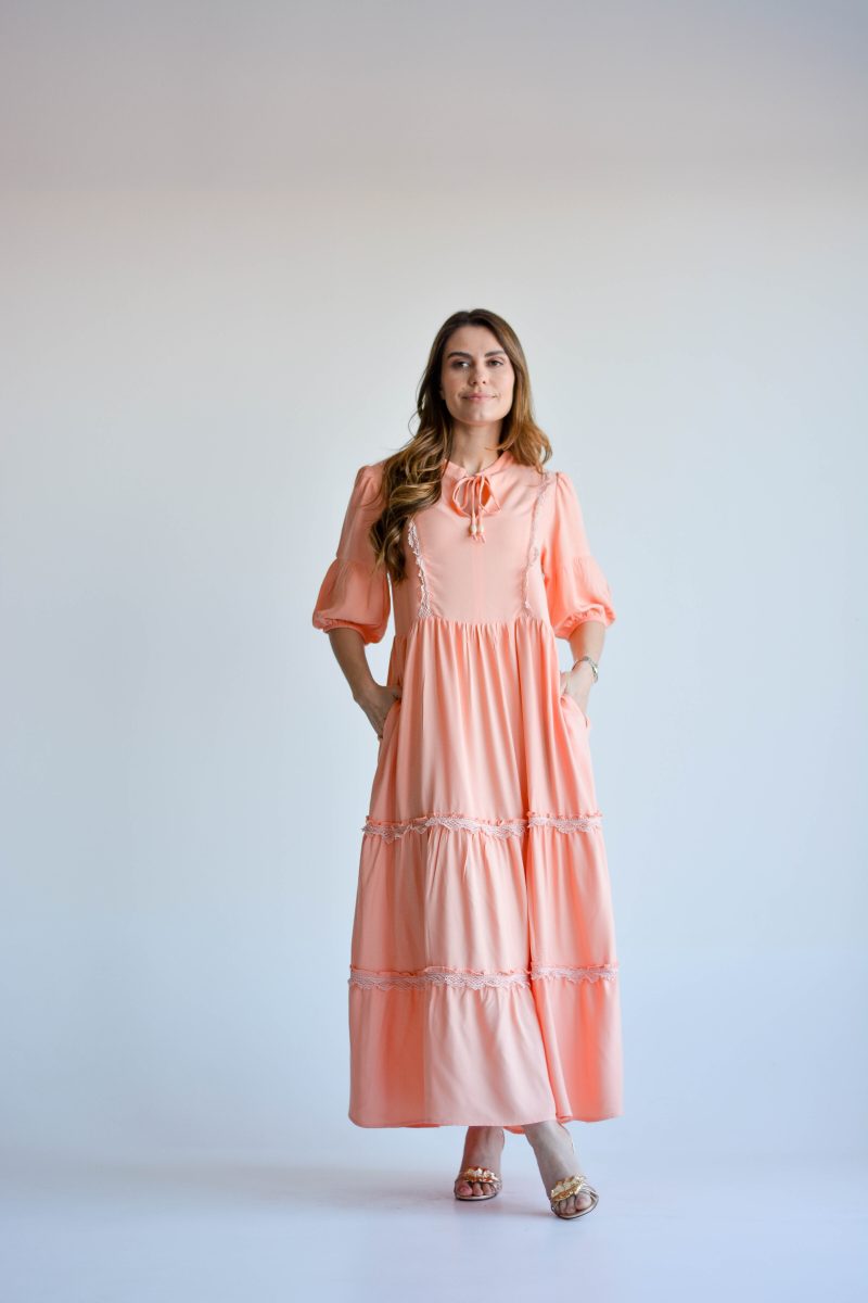 vestido ingrid laranja