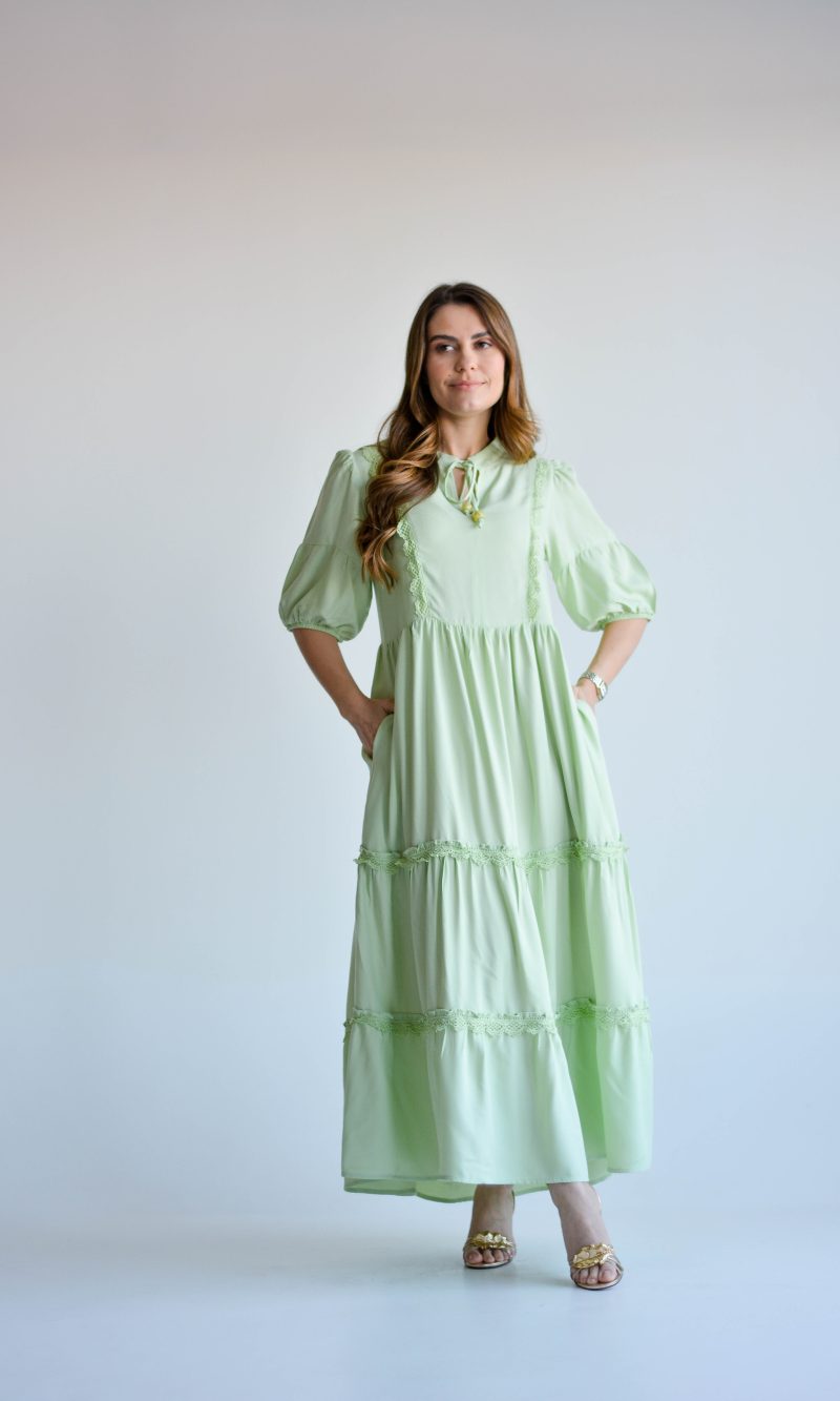 vestido ingrid verde
