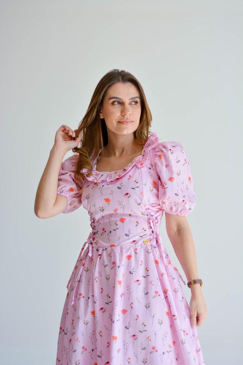 vestido mirela rosa