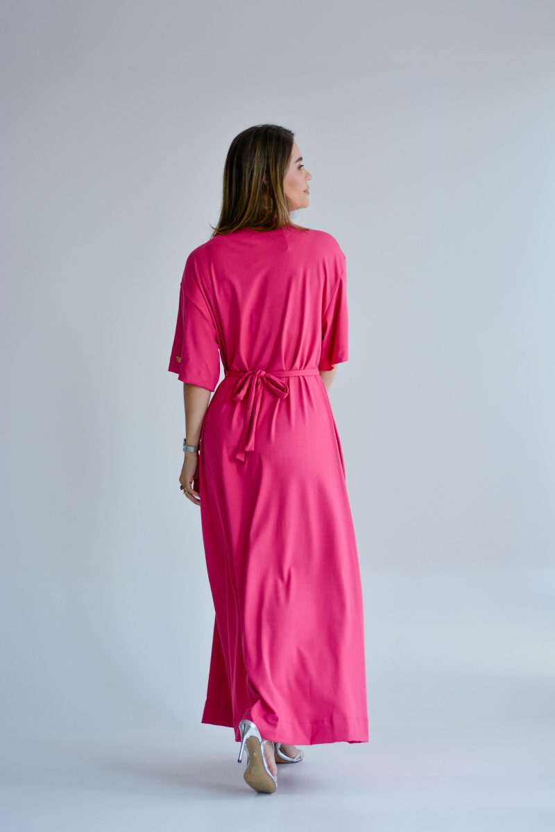 vestido suélen rosa
