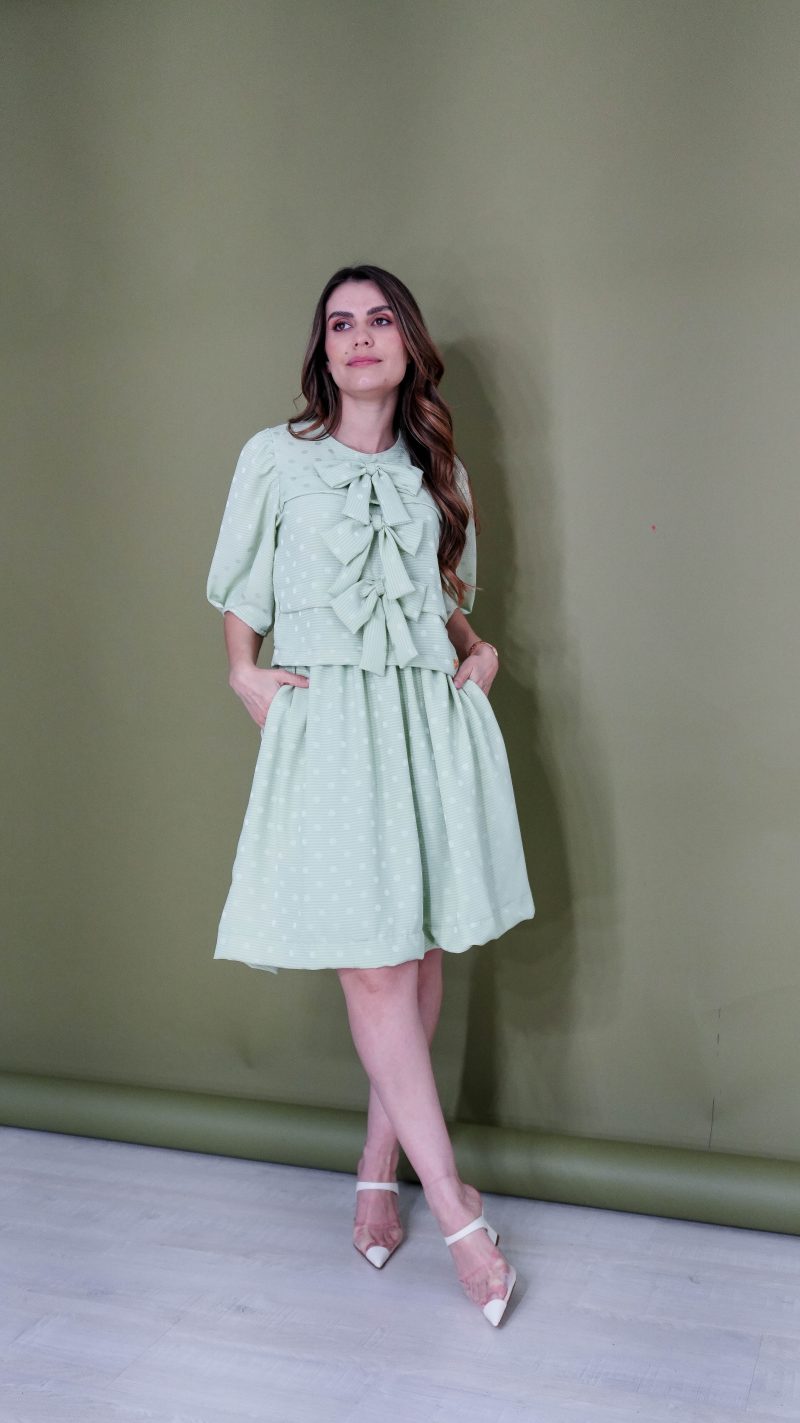 conjunto cristieli verde