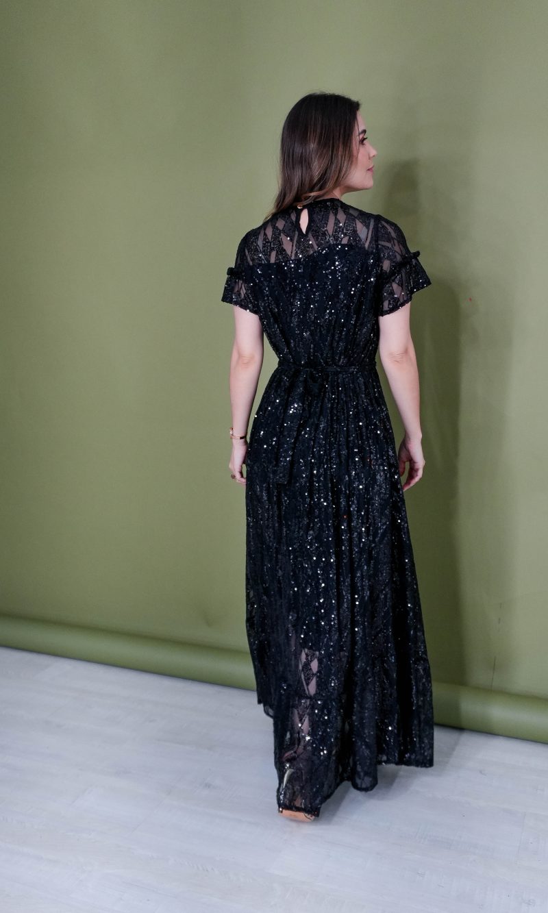 vestido milena preto