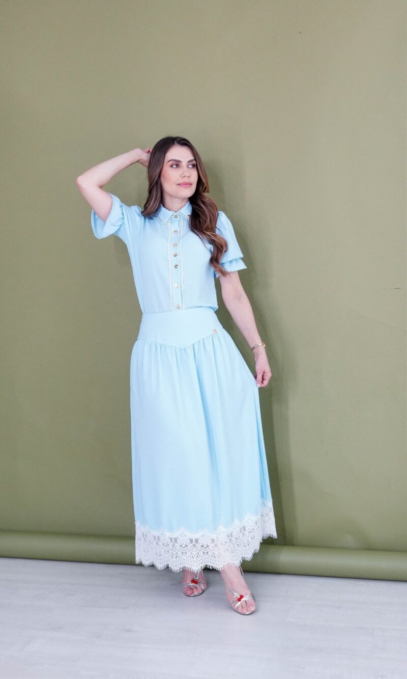 conjunto bianca azul conjunto bianca azul