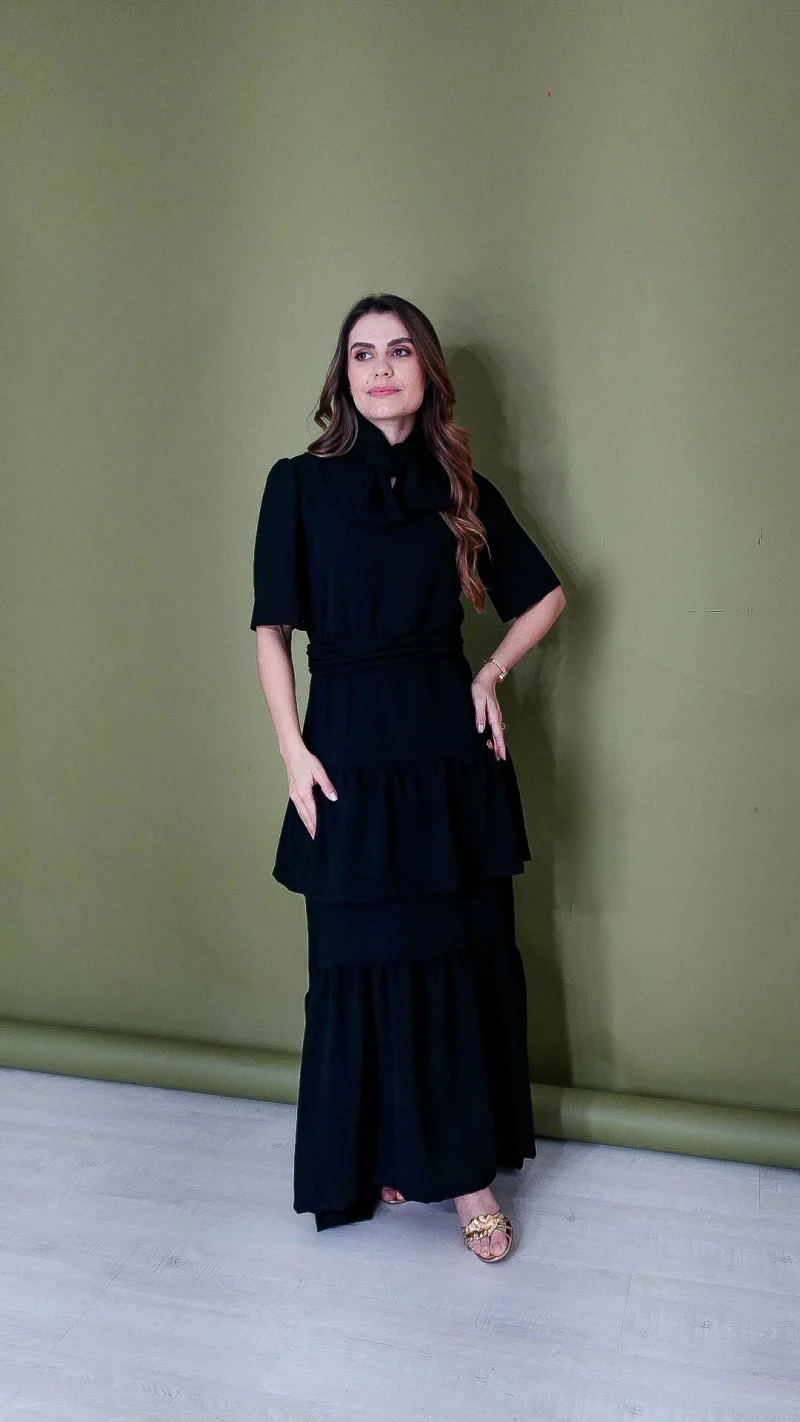 vestido rosimeire preto
