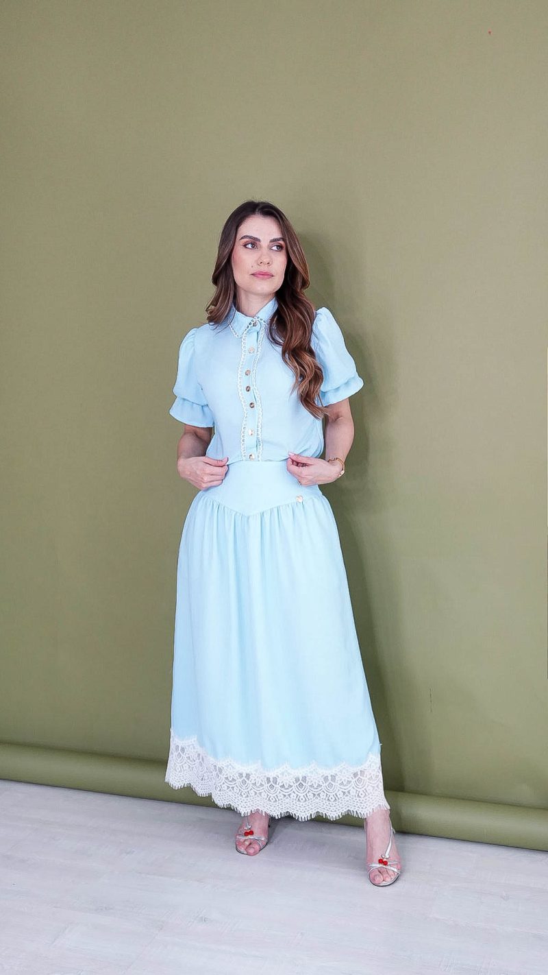 conjunto bianca azul