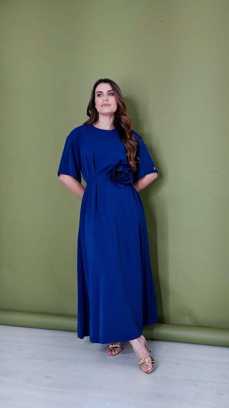 vestido elisabete azul