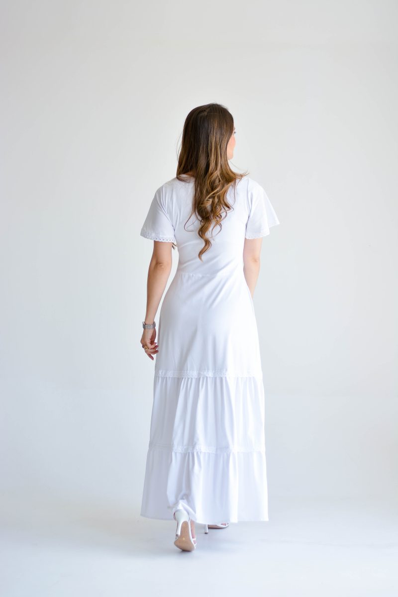 vestido rebeca branco